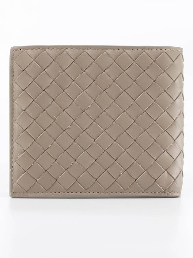 Intrecciato Halfwallet Titanium Gray - BOTTEGA VENETA - BALAAN.