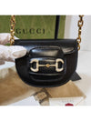 Horsebit 1955 Round Belt Bag Black - GUCCI - BALAAN 4