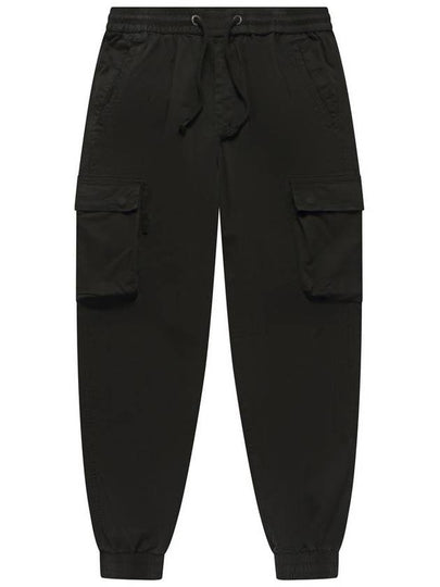 Men's Cargo Jogger Baggy Pants Black - SOLEW - BALAAN 2