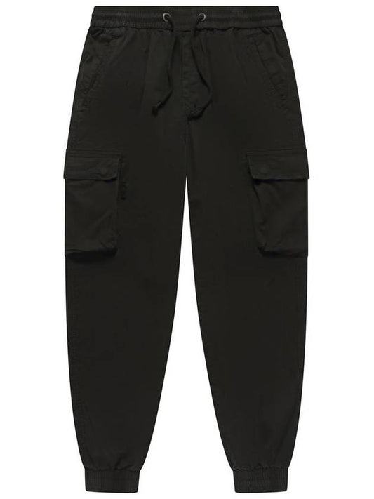 Men's Cargo Jogger Baggy Pants Black - SOLEW - BALAAN 2