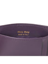 Materasse Nappa Leather Card Wallet Violet - MIU MIU - BALAAN 7