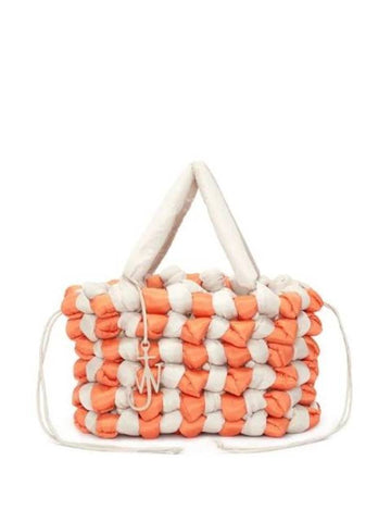 Knotted Large Tote Bag Orange - JW ANDERSON - BALAAN 1