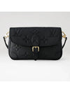 Diane Monogram Leather Shoulder Bag Black - LOUIS VUITTON - BALAAN 2