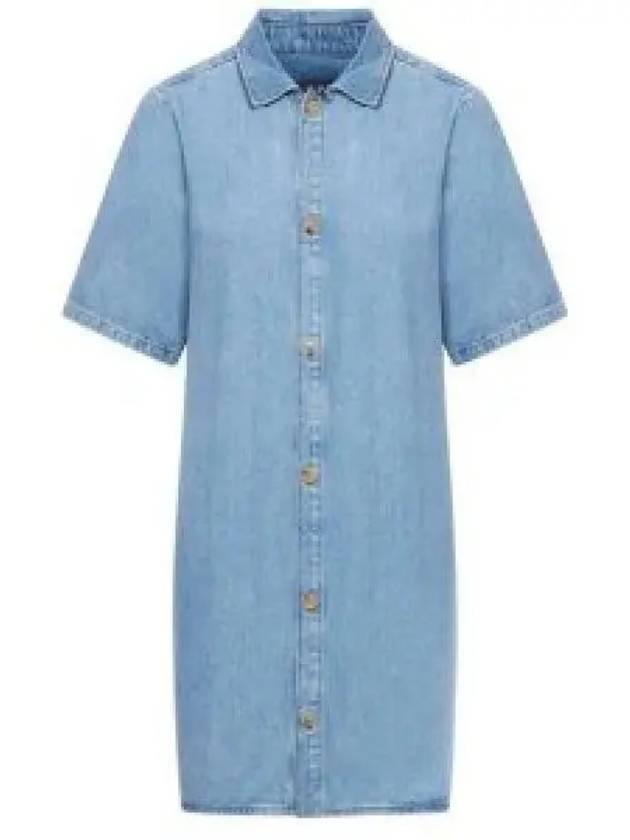 Venezia Short Dress Pale Blue - A.P.C. - BALAAN 2