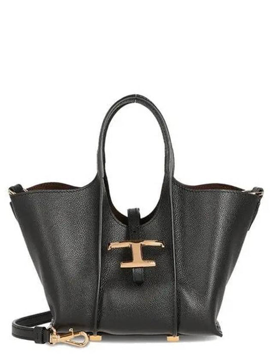 T Timeless Micro Tote Bag Black - TOD'S - BALAAN 2