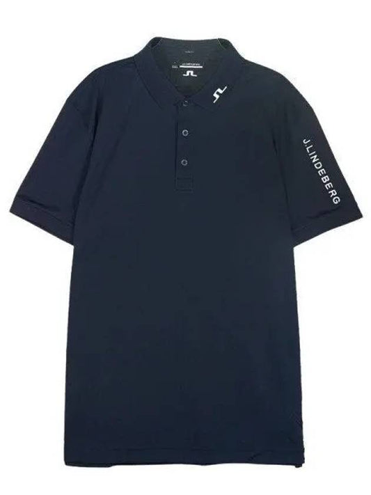 Tour Tech Polo T shirt Slim Fit Navy GMJ 1059514 - J.LINDEBERG - BALAAN 1