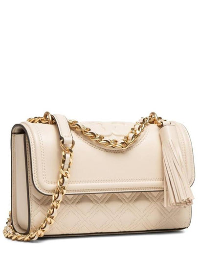 Small Fleming Convertible Shoulder Bag Ivory - TORY BURCH - BALAAN 2