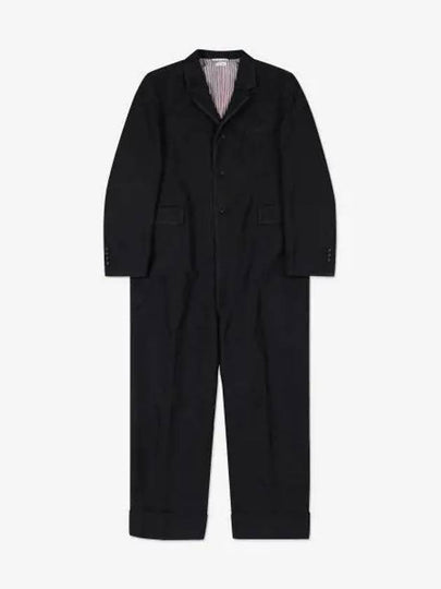 Men's 3 Fly Wool Mohair Tipping Sports Coat Jumpsuit Black - THOM BROWNE - BALAAN 2