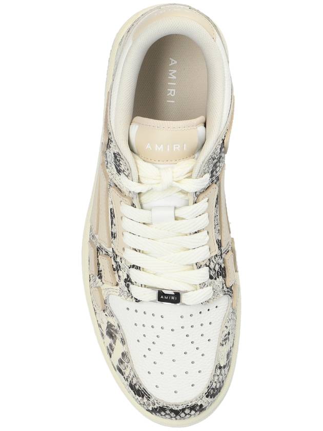 Amiri Sneakers Snake Top Low, Women's, Cream - AMIRI - BALAAN 6