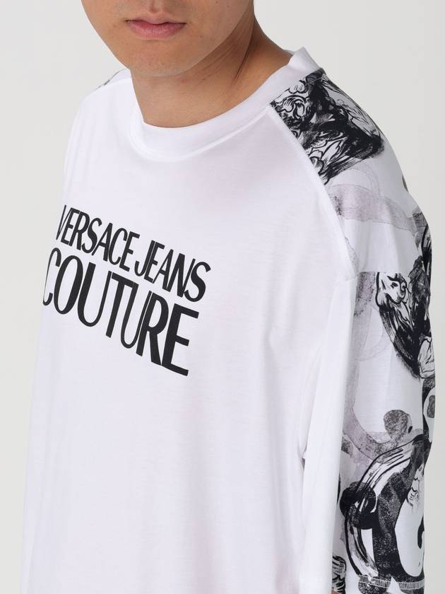 T-shirt Versace Jeans Couture in cotone con stampa Baroque - VERSACE - BALAAN 3