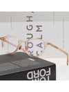 Blue light blocking glasses frame TF5857DB 072 Transparent horn rim Asian fit - TOM FORD - BALAAN 2