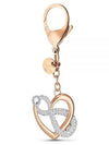 Infinite Heart Key Holder Rose Gold - SWAROVSKI - BALAAN 1