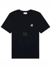 Speedy Fox Patch Comfort Short Sleeve T-Shirt Black - MAISON KITSUNE - BALAAN 2