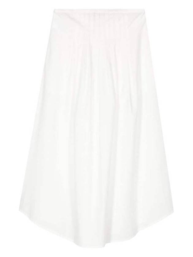 Olympia Midi Pleated Skirt White - A.P.C. - BALAAN 3