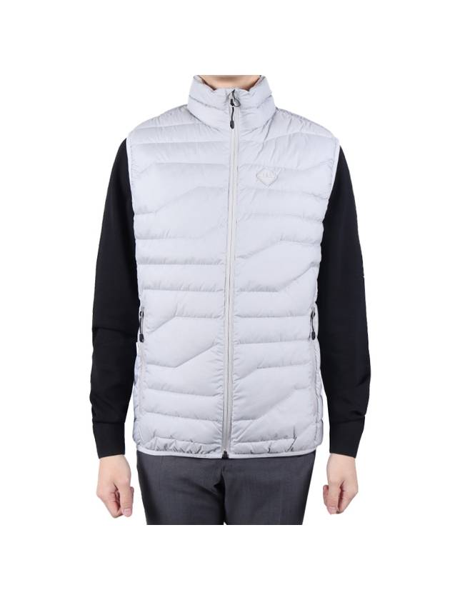 Men's Cliff Padded Vest Light Grey - J.LINDEBERG - BALAAN 1