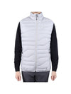 Men's Cliff Padded Vest Light Gray AMOW08442 U232 HIGH RISE - J.LINDEBERG - BALAAN 1