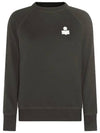 Milla Logo Grunneck Sweatshirt Faded Black - ISABEL MARANT - BALAAN 3