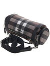 Sound Check Print Leather Cross Bag Dark Burch Brown - BURBERRY - BALAAN 5