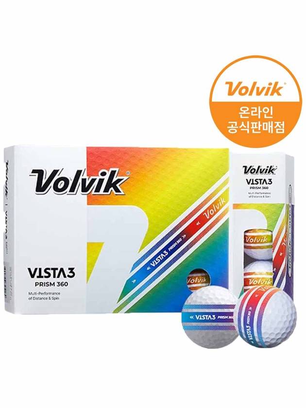 12 Prism 360 golf balls - VOLVIK - BALAAN 1