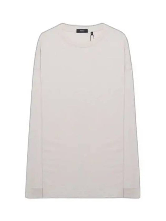 Men's Allston Cotton Jersey Long Sleeve T-Shirt White - THEORY - BALAAN 2