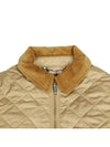 Kids Corduroy Collar Diamond Quilted Jacket Beige - BURBERRY - BALAAN 5