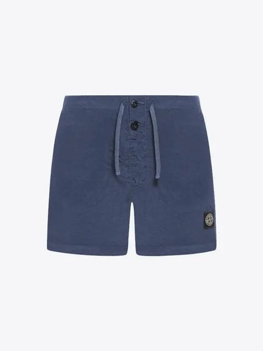 Swimming Nylon Trunk Shorts Avio Blue - STONE ISLAND - BALAAN 2