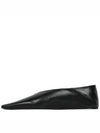 Women's Leather Flats Black - JIL SANDER - BALAAN 3