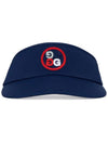 Circle GS Logo Stretch Twill Visor Navy - G/FORE - BALAAN 3