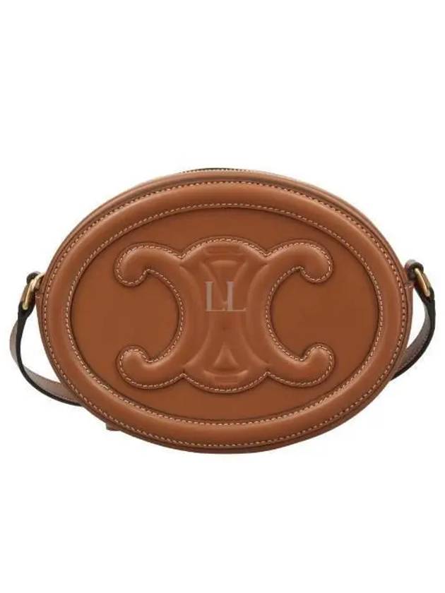 Cuir Triomphe Calfskin Cross Bag Tan - CELINE - BALAAN 2