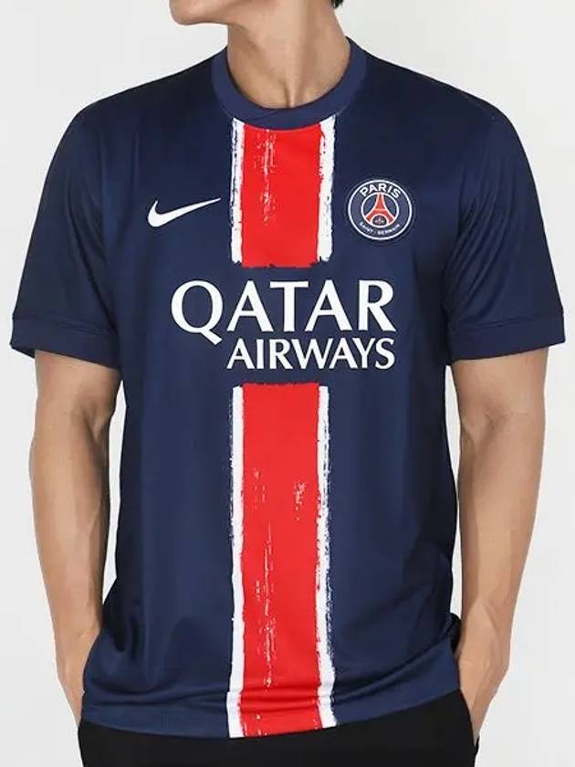 PSG Dri-Fit Soccer Short Sleeve T-Shirt Navy - NIKE - BALAAN 2