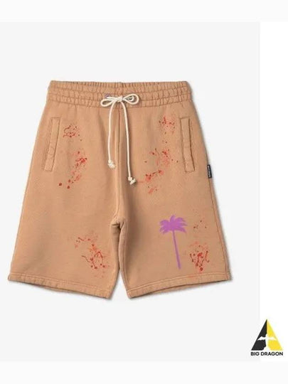 Short Pants PMCI010 S23FLE0016235 BEIGE - PALM ANGELS - BALAAN 2