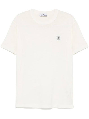 Stone Island T-shirts and Polos Beige - STONE ISLAND - BALAAN 1