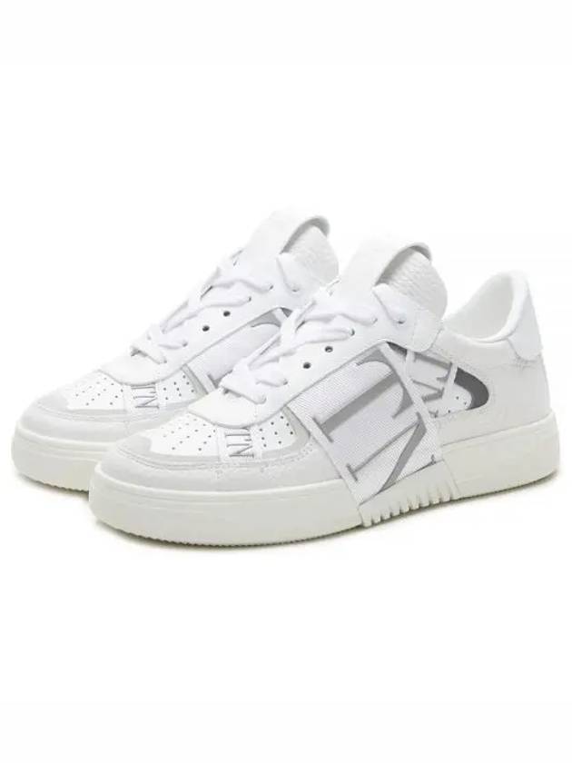 Logo Band Low Top Sneakers White - VALENTINO - BALAAN 2