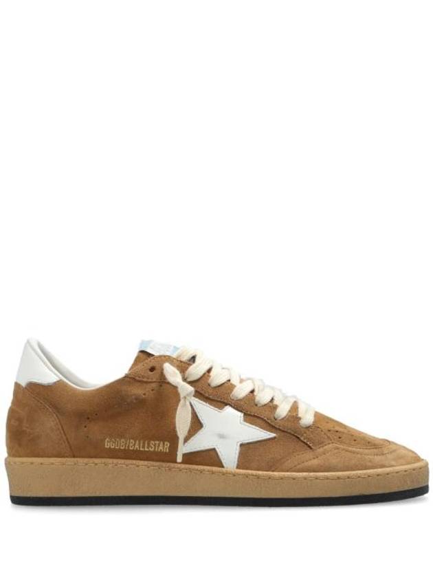 Ball Star Suede Low Top Sneakers Brown - GOLDEN GOOSE - BALAAN 2