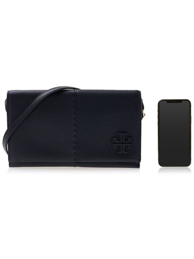 McGraw Leather Cross Bag Black - TORY BURCH - BALAAN 7