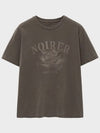 Archive Print Short Sleeve T-Shirt Ash Brown - NOIRER - BALAAN 3