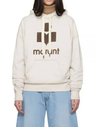 Mansel Logo Hoodie Faded Beige - ISABEL MARANT - BALAAN 2