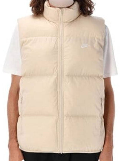 Men's Club Puffer Vest Beige - NIKE - BALAAN 2