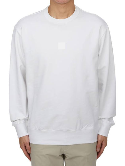 Stretch Fleece Crew Neck Sweatshirt White - CP COMPANY - BALAAN 2