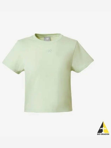 Women s Essential Logo Tee 41 Light Green - NEW BALANCE - BALAAN 1