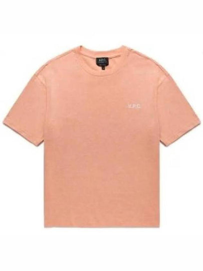 Joachim Short Sleeve T-shirt Pink - A.P.C. - BALAAN 2