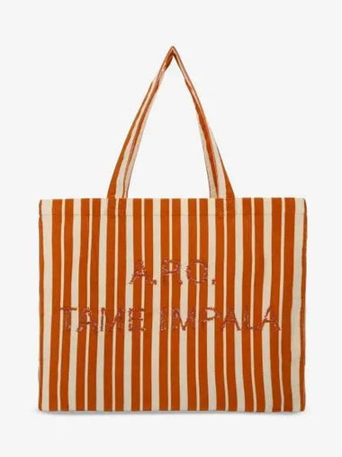 APC Tame Impala Collection Shoulder Bag Orange Stripe COHEMM61966EAA - A.P.C. - BALAAN 1