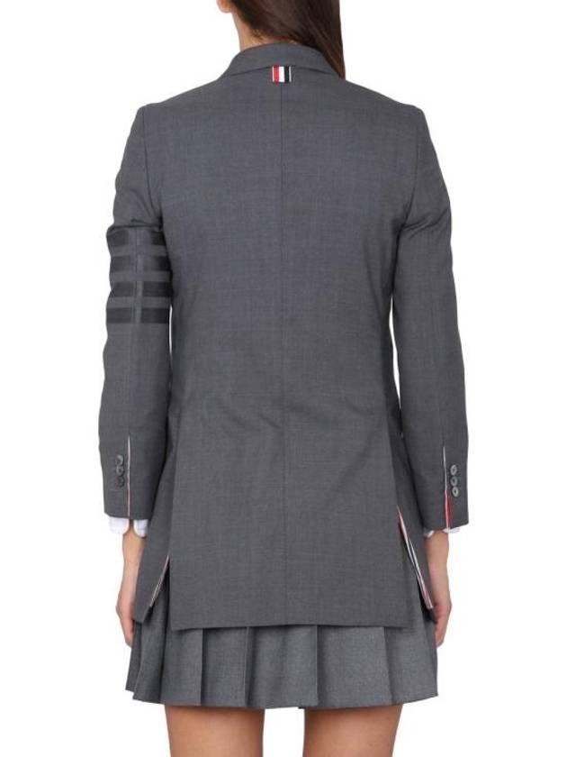 4 Bar Wool Jacket Grey - THOM BROWNE - BALAAN 4