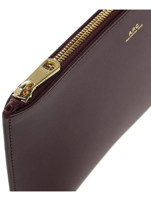 Sarah Clutch Bag Burgundy - A.P.C. - BALAAN 9