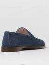 Suede Penny Loafers Midnight Blue - BRUNELLO CUCINELLI - BALAAN 5