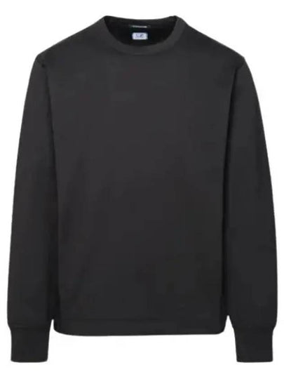 Stretch Fleece Mixed Pocket Sweatshirt Black - CP COMPANY - BALAAN 2