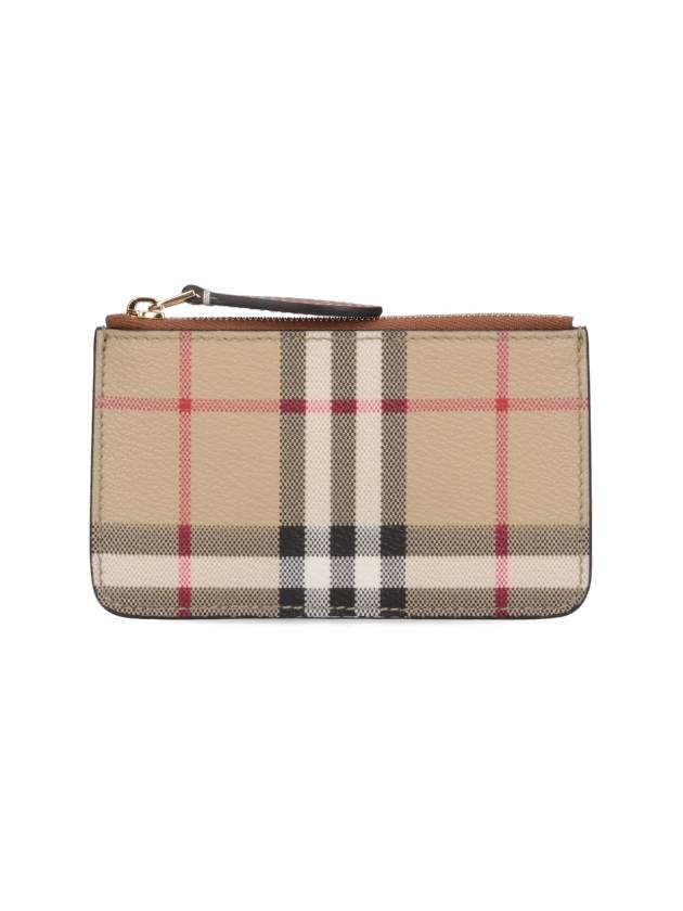 Check Print Coin Wallet Beige - BURBERRY - BALAAN 2