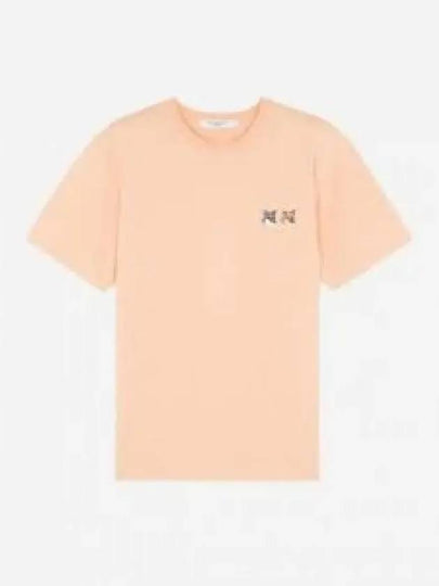 Double Fox Head Patch Classic T-Shirt Orange - MAISON KITSUNE - BALAAN 2