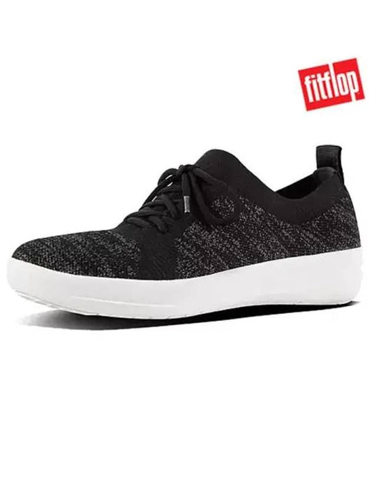 F Sporty Uber Knit Low Top Sneakers Grey - FITFLOP - BALAAN 2