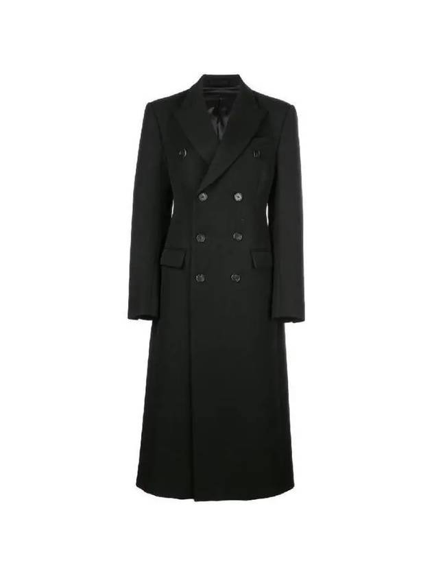 Double breasted wool coat W4010R05 - WARDROBE.NYC - BALAAN 1